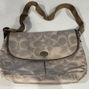 Coach Tan Messenger Bag